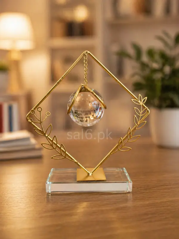 Metallic Square Table Ornament
