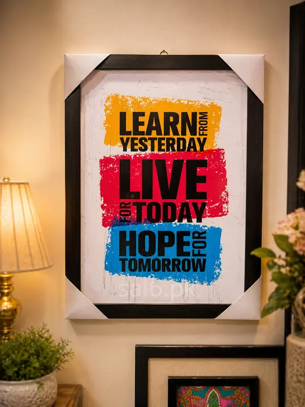Learn Live Hope Wall Frame