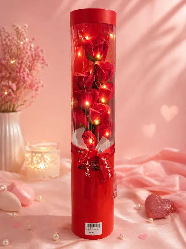 Romantic LED Rose Flower Decoration