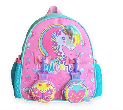 Kids Premium Bag pack - Pink Unicorn