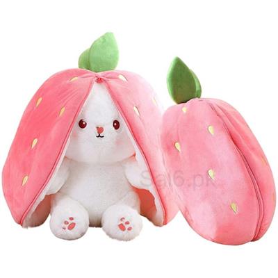 Strawberry Bunny Plush Toy