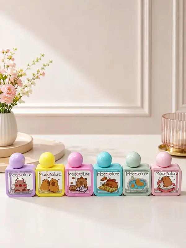 Pastel Square Perfume Bottles