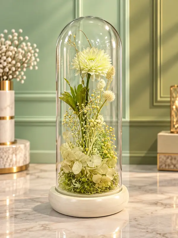 Natural Elegance Floral Dome