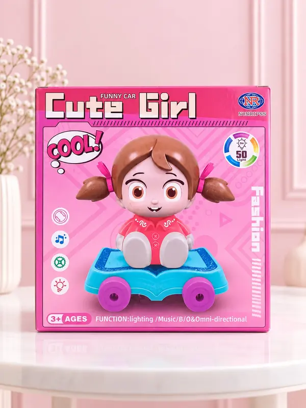 Cute Girl Funny Musical Car