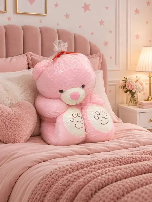 Pretty Pink Plush Teddy