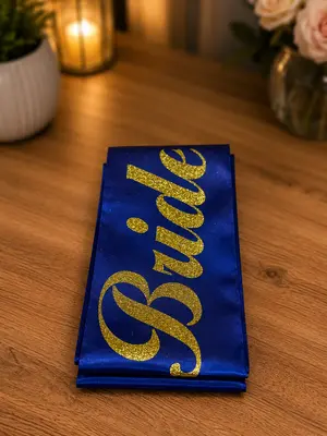 Beautiful "Bride to Be" Sash for Wedding Celebrations