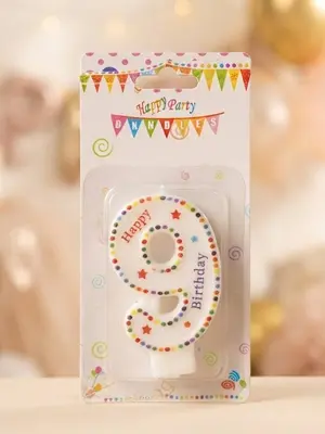 Number Birthday Candle