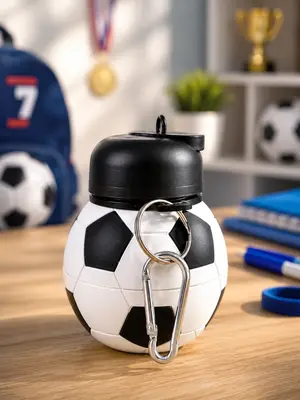 Adjustable Water Bottle - Football