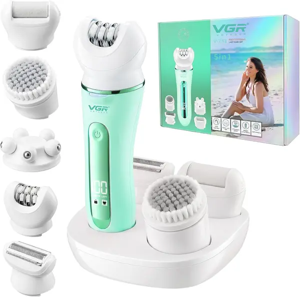 VGR V-751 Professional Epilator Hair Removal Device for Women