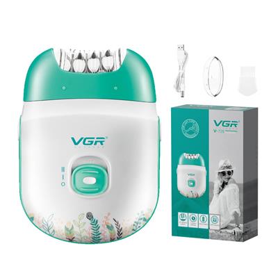VGR V-726 Wet & Dry Compact Professional Cordless Women Epilator