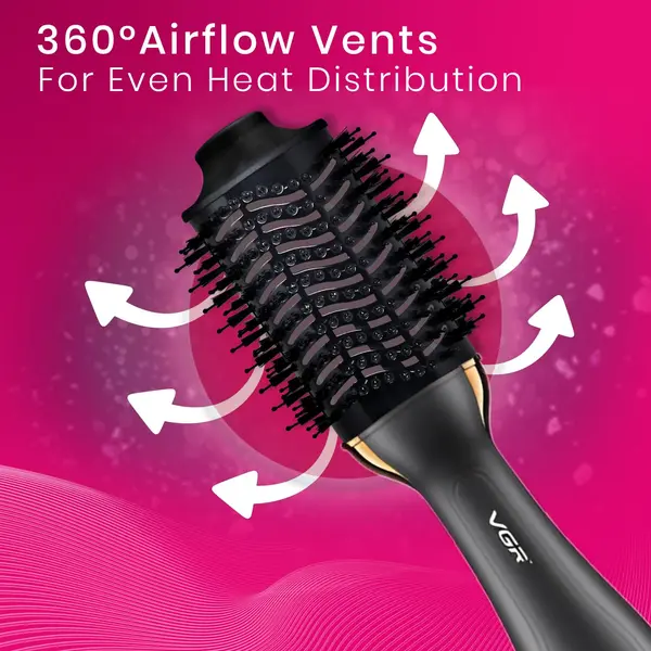 VGR V-492 Professional Hot Air Brush with DC Motor