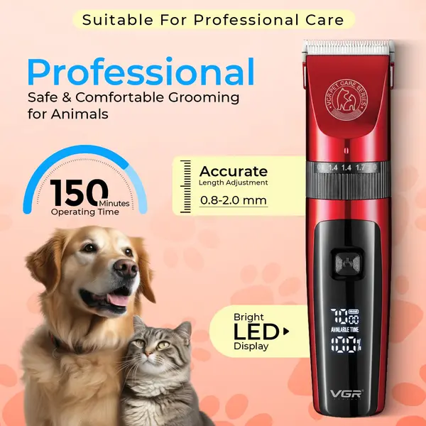 VGR V-240 Professional Pet Hair Clipper
