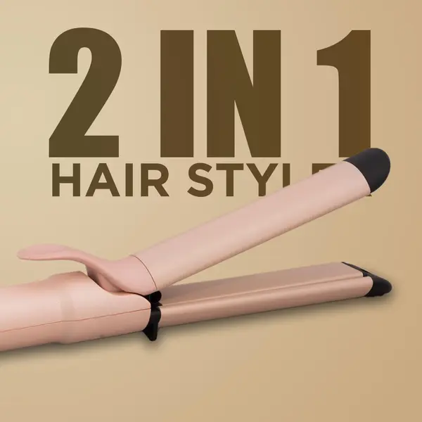 VGR V-572 Professional 2 in 1 Straightener and Curler