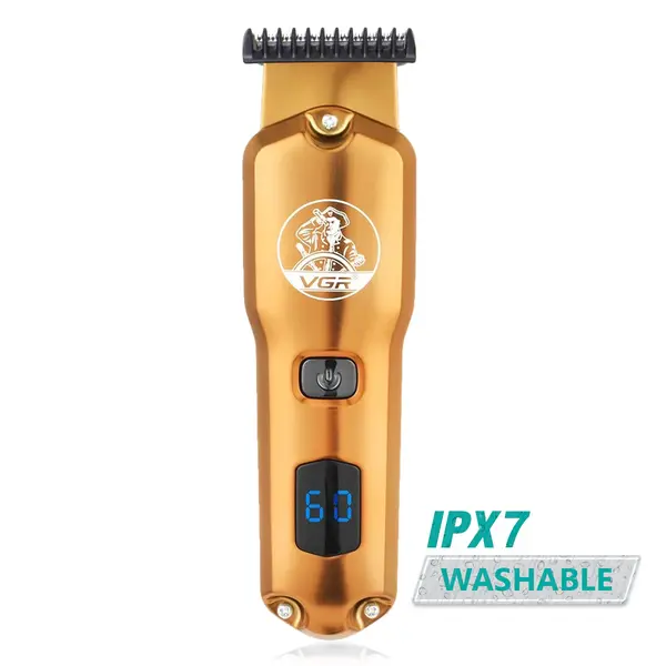 VGR V-927 Professional Rechargeable Hair Trimmer Runtime: 60 min Trimmer for men (Gold)
