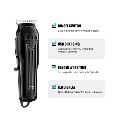 VGR V-982 Digital Display Professional Cordless Hair Clipper