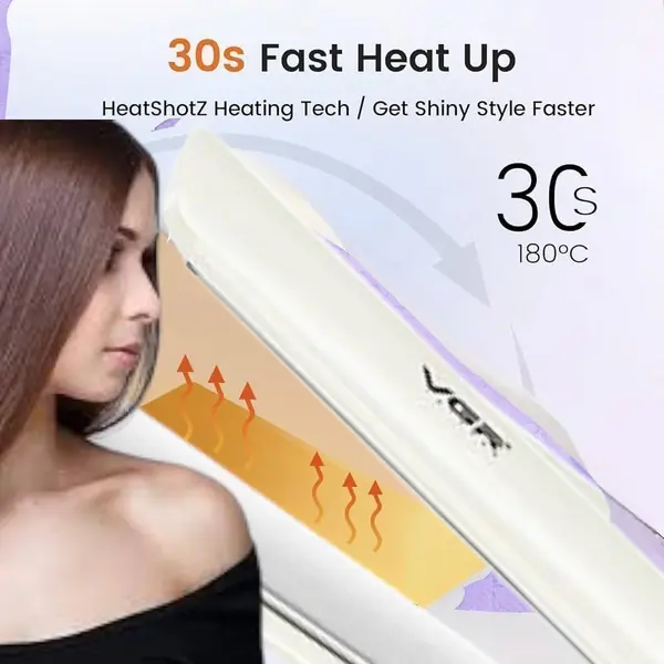 VGR Professional Hair Straightener, 120mm Ceramic Plates