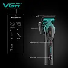 VGR V-271 Professional men's hair clipper with a powerful 11,000 RPM motor