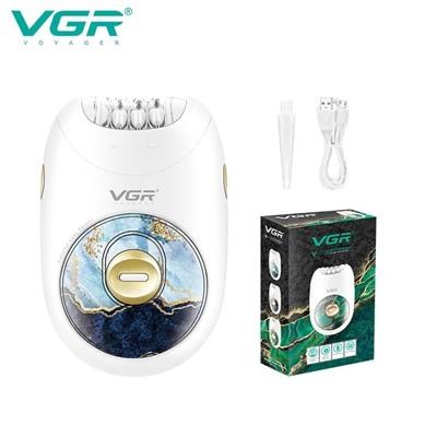 VGR V-706 Cordless Professional Women Epilator with 18 Tweezers for Face, Legs, Underarms & Bikini area