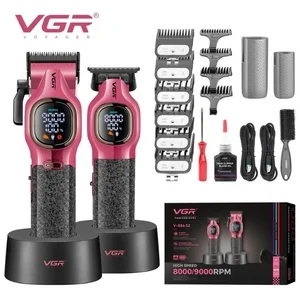 VGR V-886 S2 Hot Sale Barber professional Hair Trimmer Clipper Set for Men