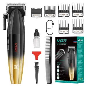 VGR V-003 Professional Salon Quality Hair Clipper - High-Performance 9000 RPM Motor with Turbo Mode