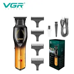 VGR V-187 Professional Cordless Hair Trimmer for Men – USB Charging, Barber-Grade Electric Grooming Tool