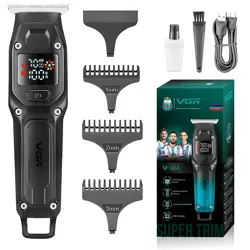 VGR V-964 Professional Hair Trimmer for Men .5 Hour Runtime, Quick Charge, Stainless Steel Blades, Cord/Cordless Use