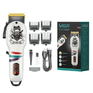 VGR V-699 Salon Series Professional Cordless Hair Clipper with Taper Lever Hair Cutter Grooming Kit