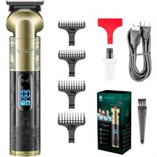 VGR Professional Hair Trimmer V-296 Titanium coated stainless steel blade 1200mAh Lithium battery Cord/Cordless USB Charging