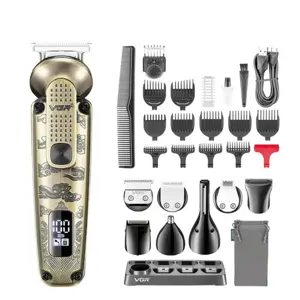VGR V-103 8-In-1 Face Hair Body & Private Parts Multi Grooming Kit