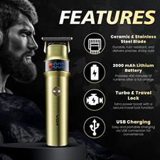 VGR V-991 Professional Hair Trimmer, Ceramic and Stainless Steel Blade