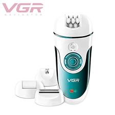VGR V-700 Cordless Professional 4 in 1 Women Epilator & Shaver for Face, Legs, Underarms & Bikini area with Callus Remover for Wet & Dry