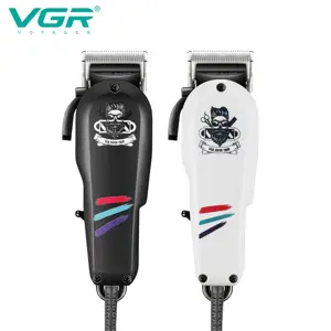 VGR V-129 Professional Hair Clipper & Beard Trimmer – Adjustable, AC Powered, Low Noise Grooming Tool 