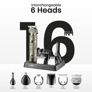 VGR V-106 Professional 6-in-1 Men’s Grooming Kit
