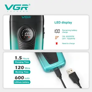 VGR V-396 Foil Shaver Beard Trimmer Professional Rechargeable Cordless Electric Shaver