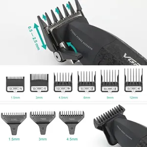 VGR 640S3 Professional 3 in 1 Hair Cutting Kit, 9000RPM Hair Clippers for Men Professional Hair Trimmer & Foil Shavers Set, Cordless Mens Barber Combo for Home, for Him