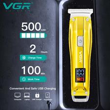 VGR V-956 Professional Rechargeable cordless Hair Trimmer with LED Display