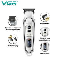 VGR V-931 Professional Hair Trimmer with Digital Display