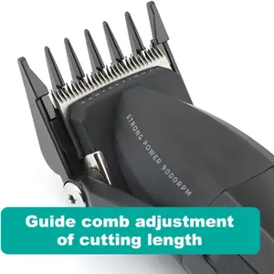VGR V-003 Professional Salon Quality Hair Clipper - High-Performance 9000 RPM Motor with Turbo Mode