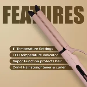 VGR V-572 Professional 2 in 1 Straightener and Curler
