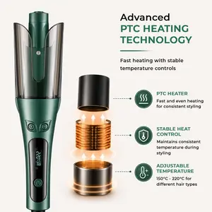 VGR V-583 Professional Electric Hair Curler | Stylish Hair Styling Powerful Automatic Professional Hair Curler | 360° Swivel Cord with 220° C Max Heat Setting