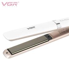 VGR V‑522 23 mm Ceramic Flat Iron – Slim Plate, LED Display, 150–230 °C Adjustable, Uniform Heat, 360° Swivel