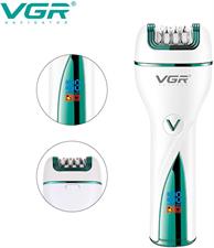 VGR V-728 3In1 Women Epilator Electric Female Shaver Leg Body Hair Removal