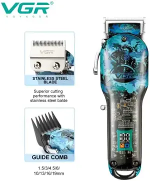 VGR V-645 Professional Barber 3 in 1 Combo Kit