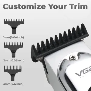 VGR V-071 Professional Beard Trimmer for Men, 2X Fast Charging, USB Type C, 120 Min Runtime