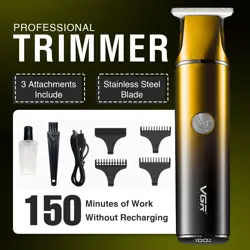 VGR V-986 Professional T-blade Precision Trimmer for Men with 150 Minutes Runtime