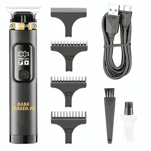 VGR VL-985 Limited Edition Professional Hair Clipper, Salon Trimmer with Turbo Mode, Digital Display, Springless Blades