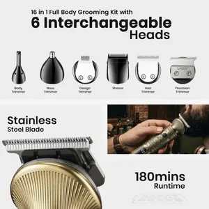 VGR V-106 Professional 6-in-1 Men’s Grooming Kit