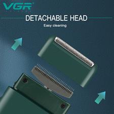 VGR V-390 Professional Electric Ultra Thin Shaver Rechargeable Razor for Face Care Beard Trimmer Reciprocating Blade with USB Travel Shaver