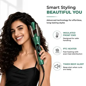 VGR V-583 Professional Electric Hair Curler | Stylish Hair Styling Powerful Automatic Professional Hair Curler | 360° Swivel Cord with 220° C Max Heat Setting