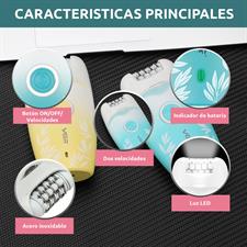 VGR V-738 Female Body Epilator 2 Speeds USB Light